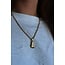 'Cowboy Boots' necklace silver - stainless steel