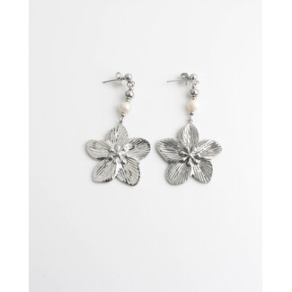 'Lolita' earrings silver  - stainless steel