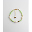 'Kira' Bracelet GREEN - Stainless steel