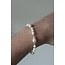 'Kira' Bracelet WHITE - Stainless steel