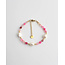 'Kira' Bracelet PINK - Stainless steel