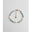 'Kira' Bracelet BLEU - Acier inoxydable