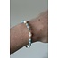 'Kira' Bracelet BLUE - Stainless steel