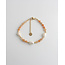 'Kira' Bracelet ORANGE - Acier inoxydable