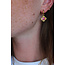 'Riley' Boucles d'oreilles ROSE - Acier inoxydable