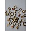 'Elina' earrings pink & silver - stainless steel