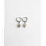 'Ellie' Boucles d'oreilles ARGENT JAUNE- acier inoxydable