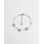 'Dahlia' Bracelet ARGENT ROSE  - Acier Inoxydable