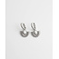 'Cecilla' earrings SILVER WHITE - Stainless steel