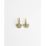 'Cecilla' earrings Gold BLUE - Stainless steel