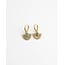 'Cecilla' earrings Gold GREEN - Stainless steel