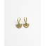 'Cecilla' earrings Gold GREEN - Stainless steel