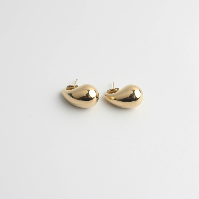 "Mya" BOUCLES D'OREILLES OR - Acier inoxydable