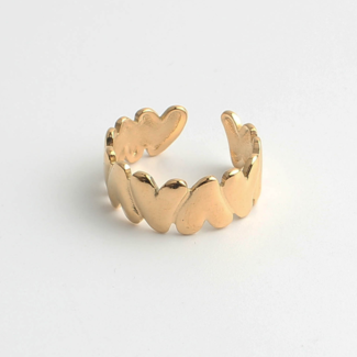 "Esme" Anillo de Oro - Acero Inoxidable - Ajustable