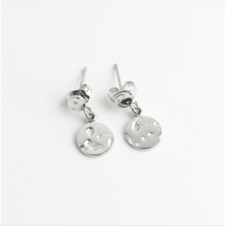 'Jeanette' Pendientes Plata - Acero inoxidable