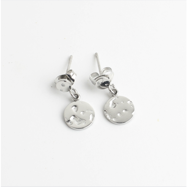 'Jeanette' Boucles d'oreilles Argent - Acier inoxydable