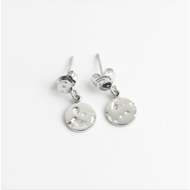 'Jeanette' Pendientes Plata - Acero inoxidable