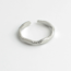 "Grace" Ring Silver - Stainless steel - Adjustable