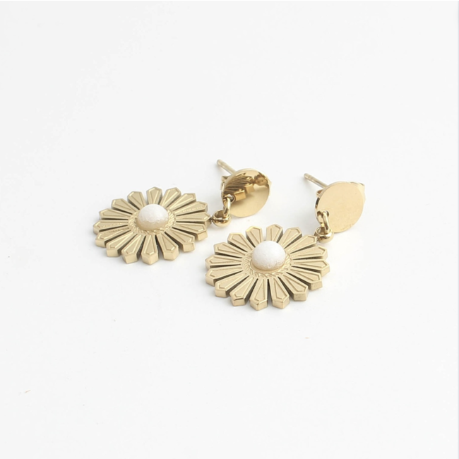 'Kelly' Boucles d'oreilles - acier inoxydable