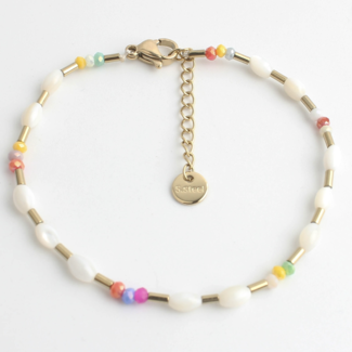 'Lela' pulsera Spring - Acero inoxidable