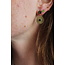 'Kelly' Pendientes Negro - acero inoxidable