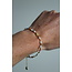 'Lela' bracelet Noir - Acier inoxydable