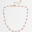 Sophia 'Necklace Stones Natural Orange & Pink-inossless Acciaio