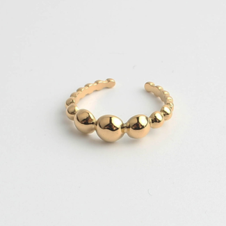 "Dottie" Anillo de Oro - Acero Inoxidable - Ajustable