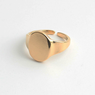 "Julia" Anillo Oro - Acero inoxidable - Ajustable