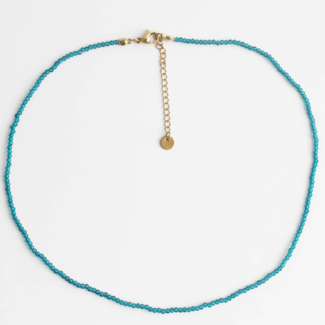 'Nena' Necklace BLUE - Stainless Steel