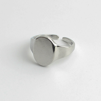 "Julia" Ring Silber – Edelstahl – Verstellbar