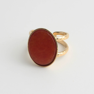 "Layla" Ring Orange Gold - Stainless Steel