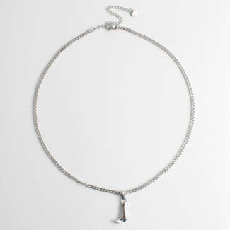 'Cowboy Boots' necklace silver - stainless steel