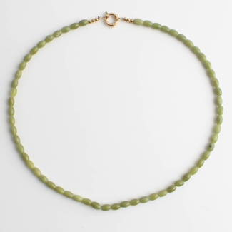 "Bay" Necklace GREEN - Stainless Steel
