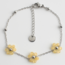 'Dahlia' Pulsera PLATA AMARILLO - Acero inoxidable