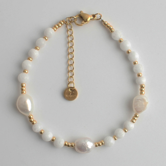 'Kira' Bracelet BLANCA - Acier inoxydable