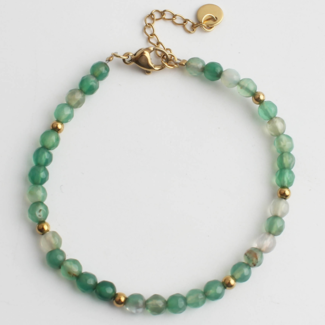 'Livia' BRACELET GREEN - Stainless Steel