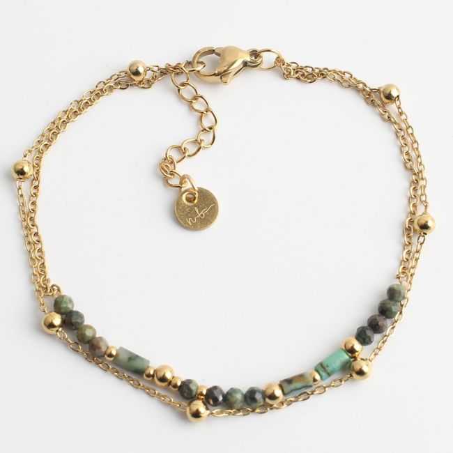 'Magdalena' Armband GOLD - Edelstahl