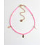 'Palma' Bracelet de cheville rose - Acier inoxydable