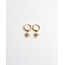 'Nyna' Pendientes ORO - acero inoxidable