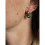 'Eleonora' Earrings Green - Stainless steel