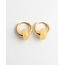 'Eleonora' Earrings Yellow - Stainless steel