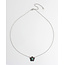 'Lumina' Necklace green SILVER - Stainless steel