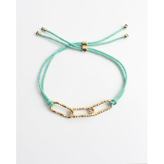 'Marina' Bracelet bleu - Acier inoxydable