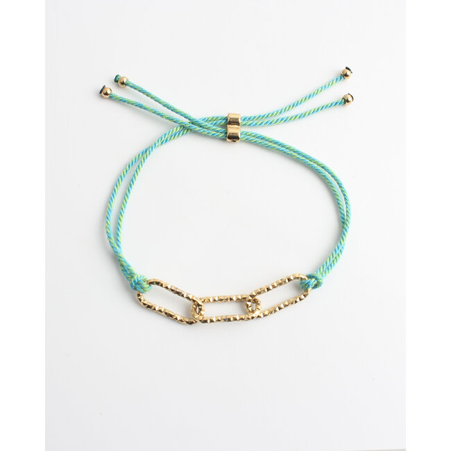 'Marina' Armband blau - Edelstahl