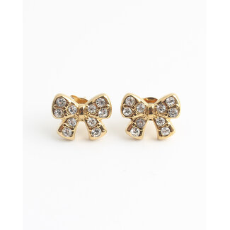 'Bow tie' studs - stainless steel