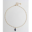 'Dani' Necklace Blue - Stainless steel
