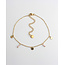 'Chersonissos' Anklet Pink & Gold - stainless steel
