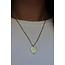 Collier Coquillage en Forme de Coeur Or - Acier Inoxydable