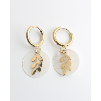 Boucles d'oreilles 'Safira' - Acier inoxydable